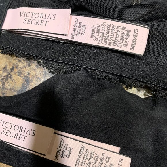 Collection of 2 Victoria Secret Body By Victoria bras 34DD & VS Gown size XL - Picture 3 of 4